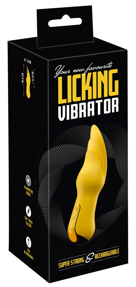 For thrilling tongue fun!
Dynamic, yellow vibrator with 3 fl... YNF - Licking Vibrator - Yellow photo-12