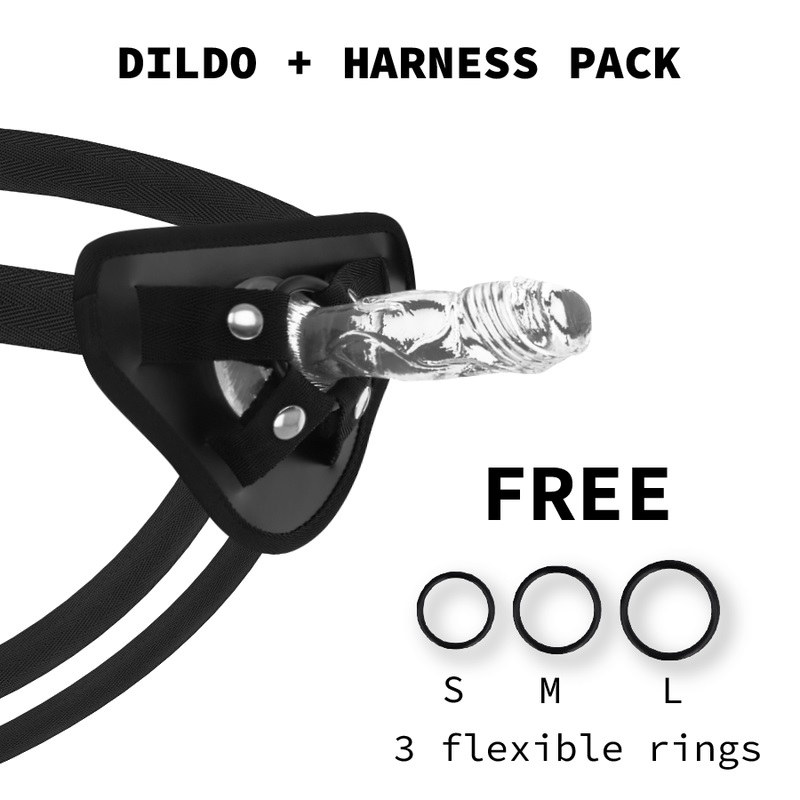 X Ray Clear is a true pleasure experience with a specially d... X Ray - Strap-On Harness w 12cm Realistic Dildo photo-4