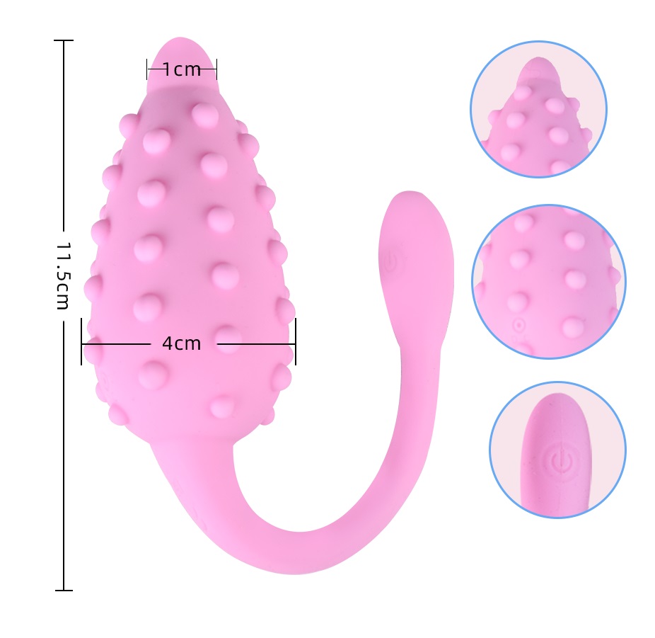 Vibro massager that can be used as anal or female stimulator... FAAK - Steel Toothed Wolf Vibro Plug - Pink photo-10
