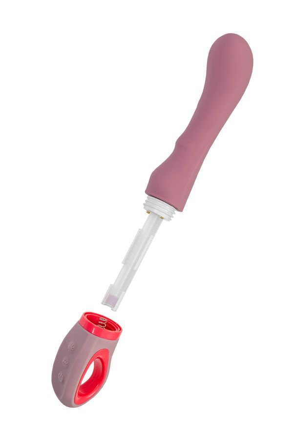 Vibrator has a classic shape and compact size. The anatomica... Flovetta - Rose 19cm Vibrator - Dusty Rose photo-7