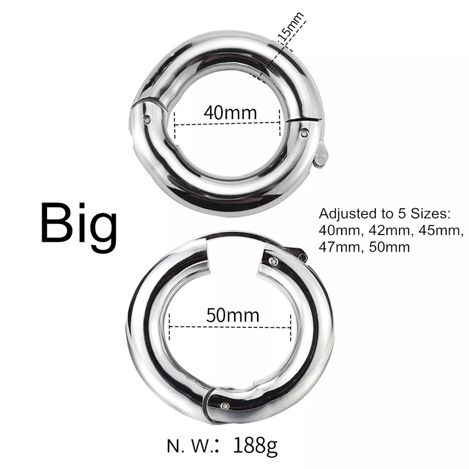 Adjustable ball stretcher can helped delay ejaculation
Mate... MT - Ball Stretcher L - Silver photo-5
