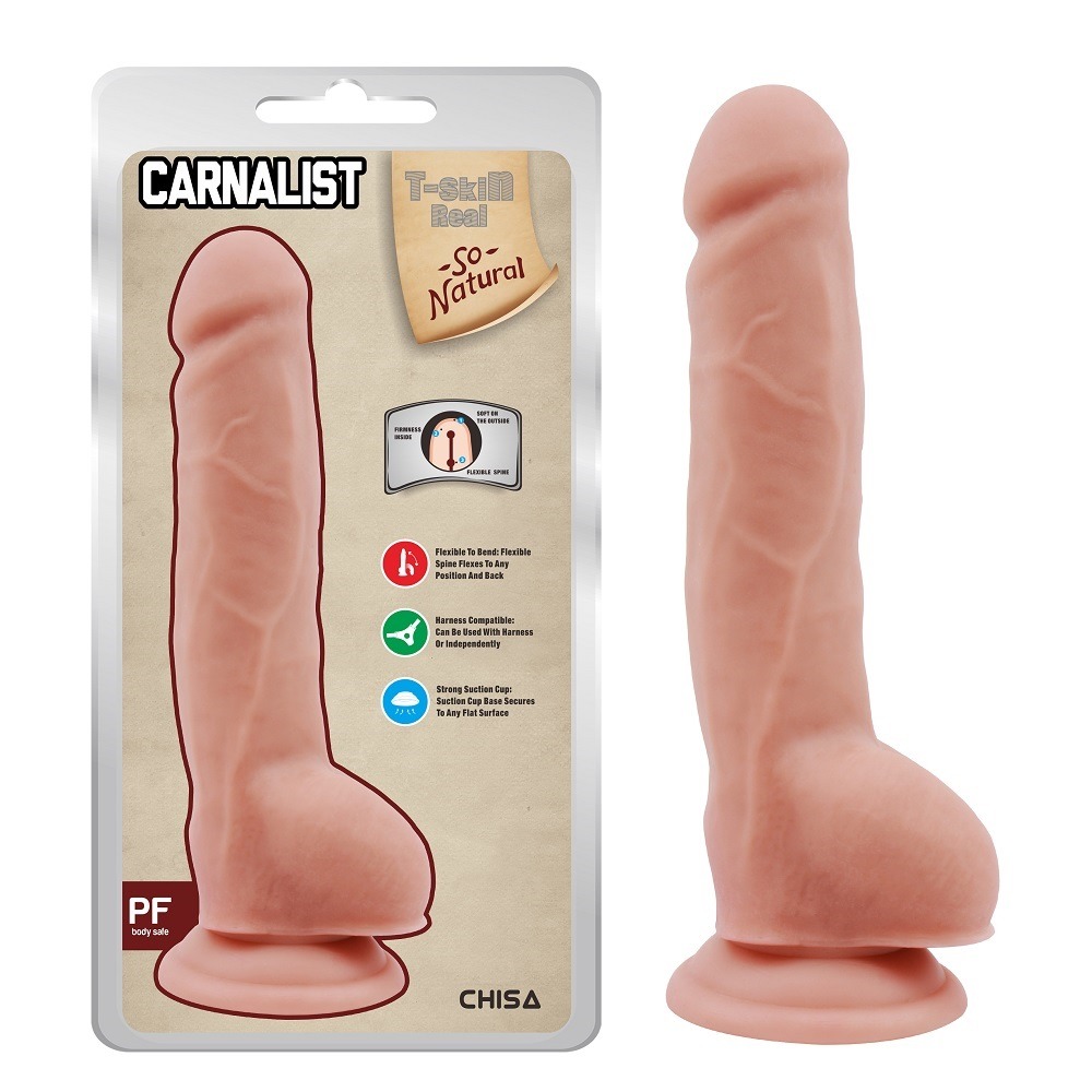 Anti-bacterial, Better-thanreal, Flexible Spine, Dual Densit... Chisa - Carnalist Dildo - Flesh photo-8