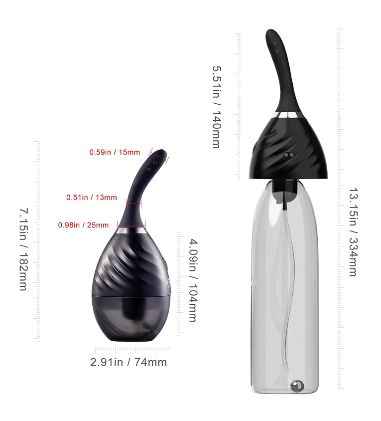 Unlock pristine hygiene on the move with BULBY. Compact and ... Honey Play Box - Bulby Auto Anal Douche - Black photo-5
