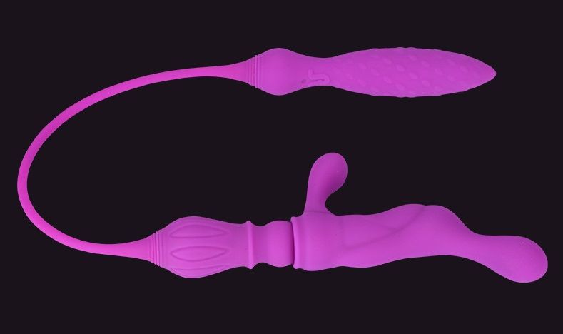 Mini Double ended vibrator with optional removable dildo she... Adrien Lastic - 2X Double Ended Vibrator photo-11