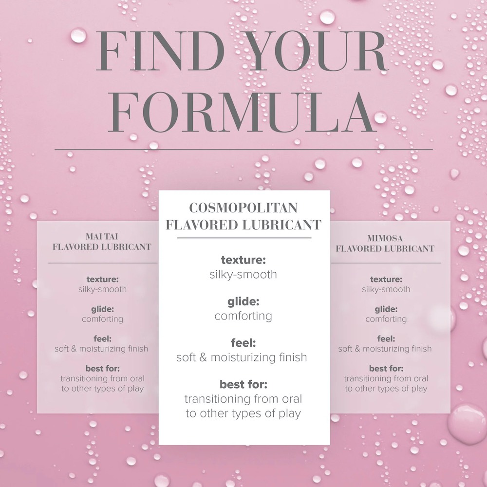 Adult fun meets adult flavors in our popular water-based Coc... JO - Cocktail Cosmopolitan Lubricant - 60ml photo-5