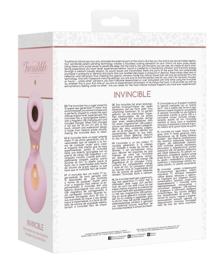 The Invincible has a super powerful 10 speed new generation ... Irresistible - Invincible Clit Stimulator - Pink photo-11