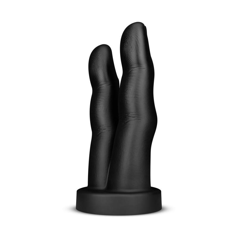 The double finger butt plug by BUTTR is something you don BUTTR - Victory Fingers Butt Plug - Black photo-3