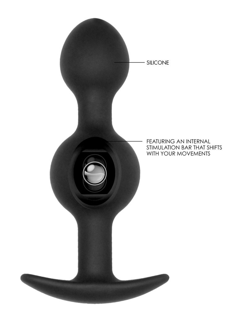 Spice up your day with SONO plug and play! Made from smooth ... Sono - #90 Self Motion Butt Plug - Black photo-4