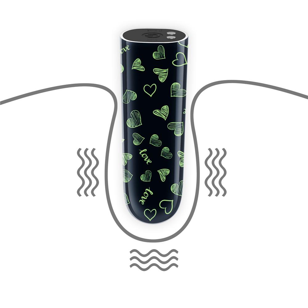 Rechargeable Glow-in-the-dark Massager is sized to stay at y... Lovetoy - Glow In Dark Mini Massager photo-8