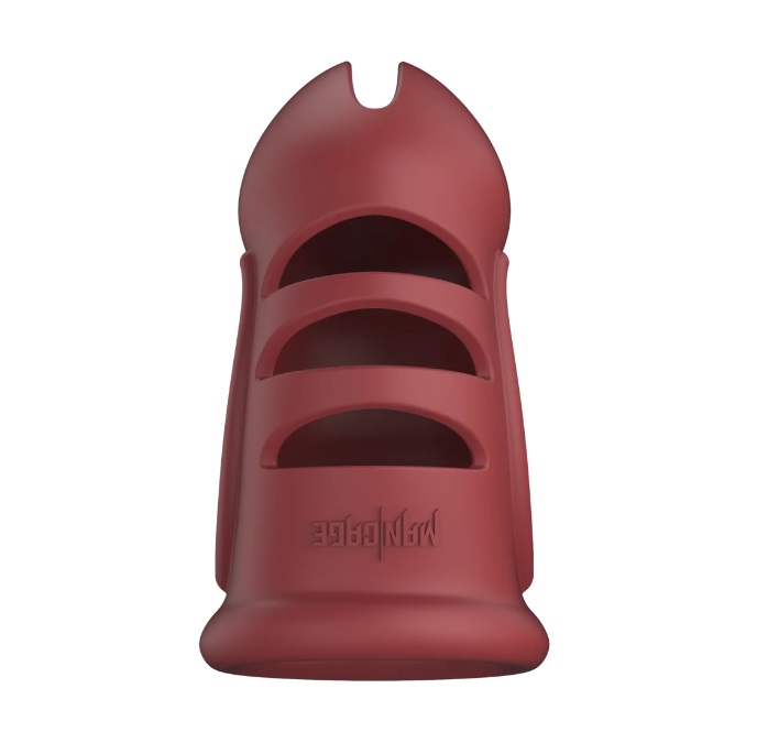 ManCage - meant to be caged.Take your BDSM-play to the next ... ManCage - Soft Silicone Chastity Cage #26 - Red photo-4
