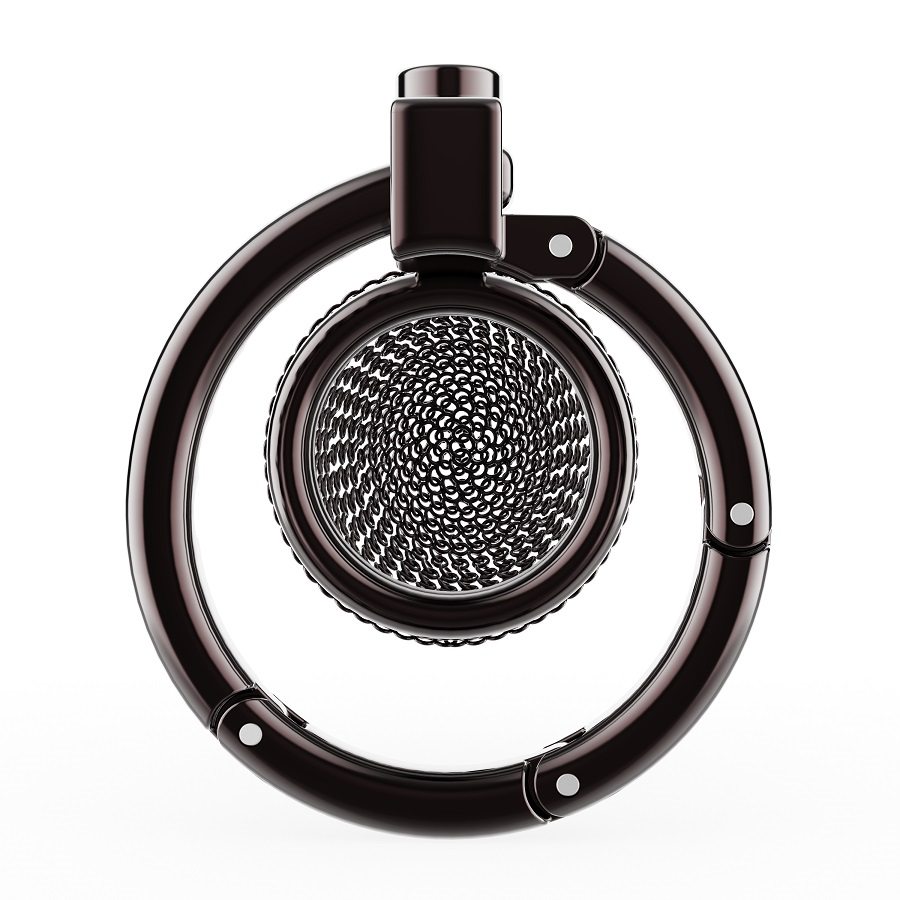 Porous and breathable metal lock with MAX cooling power and ... Sevanda - Hauberk Chastity Cage L - Black photo-2