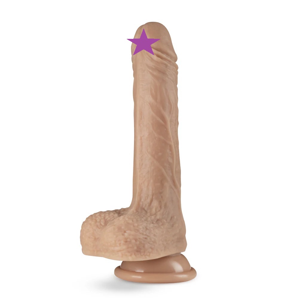 Enhance your pleasure with the push of a button with Dr. Gre... Dr. Skin - Dr. Grey Dildo 18cm - Vanilla photo-2