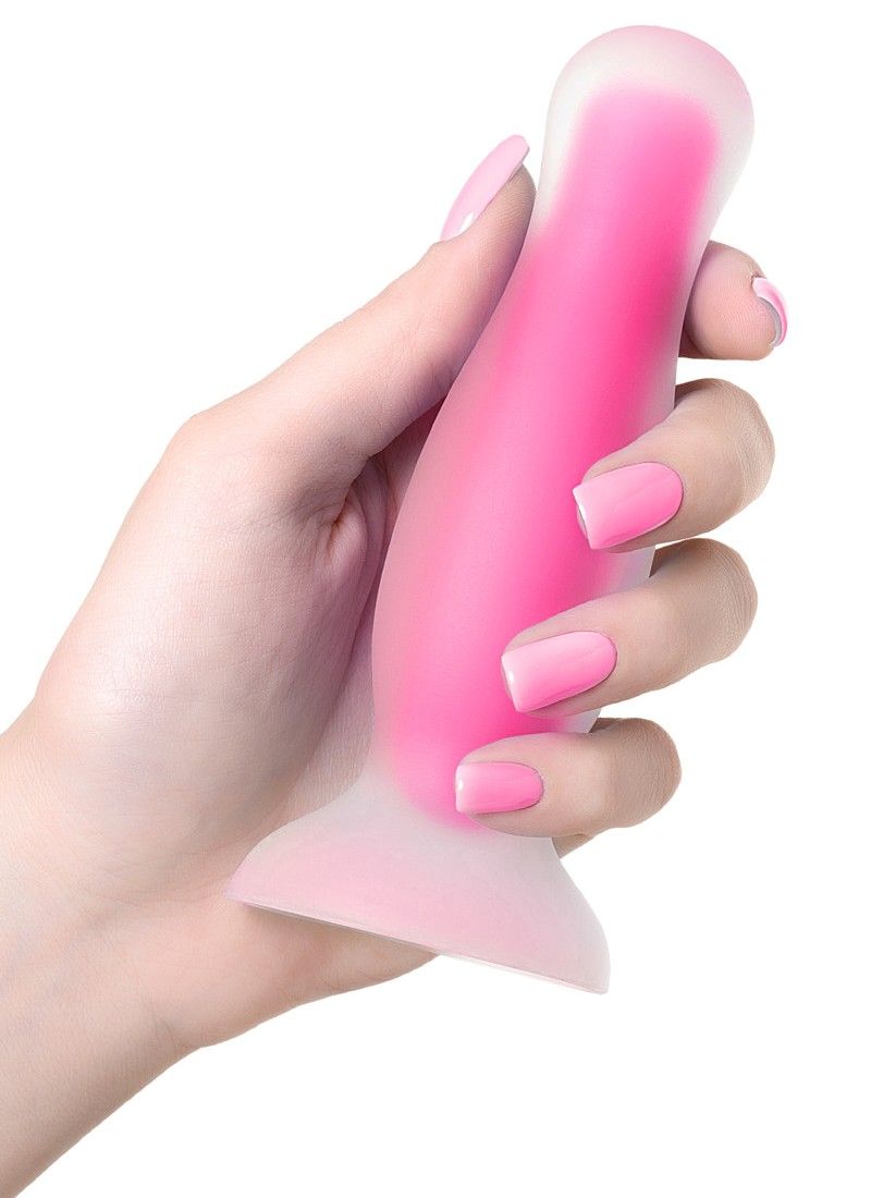 Glowing in the dark John Glow is your chance to go beyond re... Beyond - John Glow Anal Plug - Pink photo-2