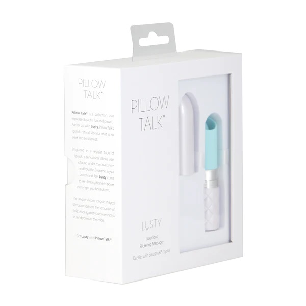 Pillow Talk invites you to feel Lusty!
This compact and dis... Pillow Talk - Lusty Flickering Massager - Teal photo-7