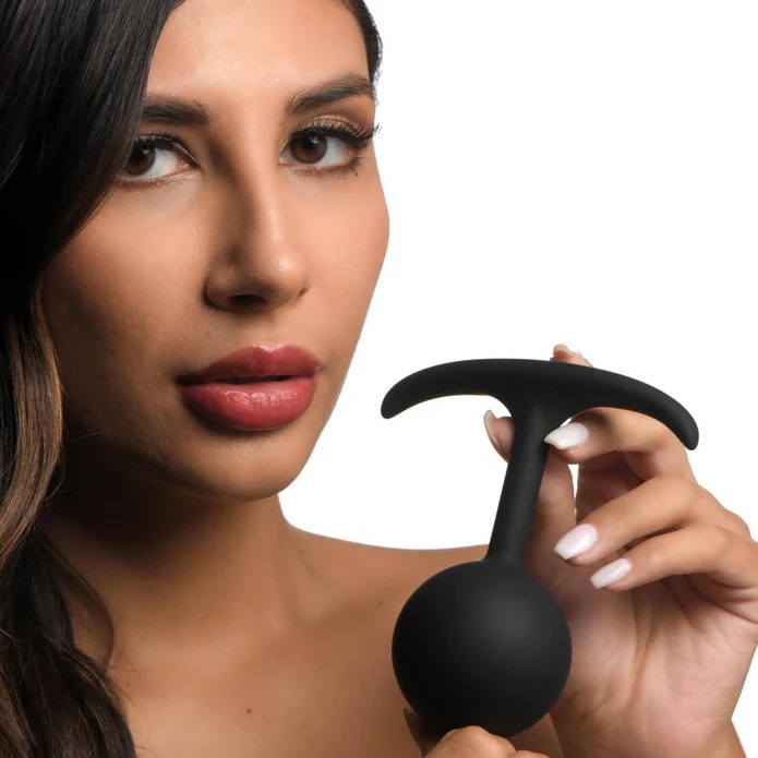 Learn what your ideal size is with these Heavy Hitter Comfor... Heavy Hitters - Weighted Round Plug XL - Black photo-2