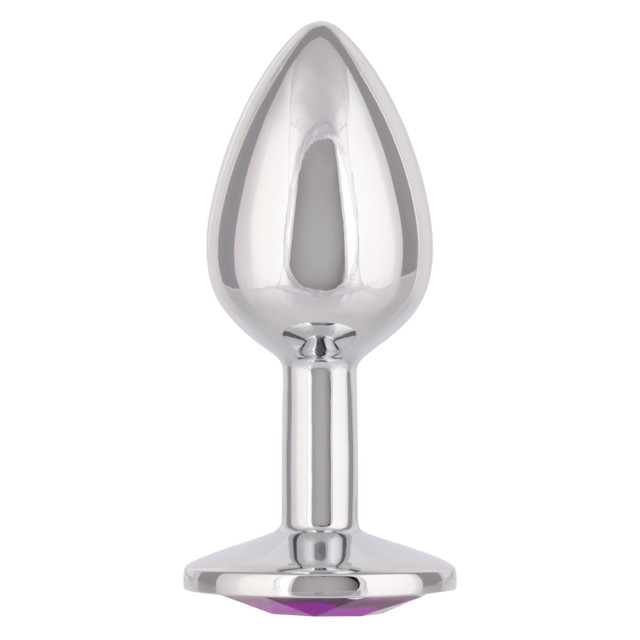 Introducing the Jewel Small Amethyst Plug, a mesmerizing and... CEN - Jewel Amethyst Anal Plug S - Purple photo-3