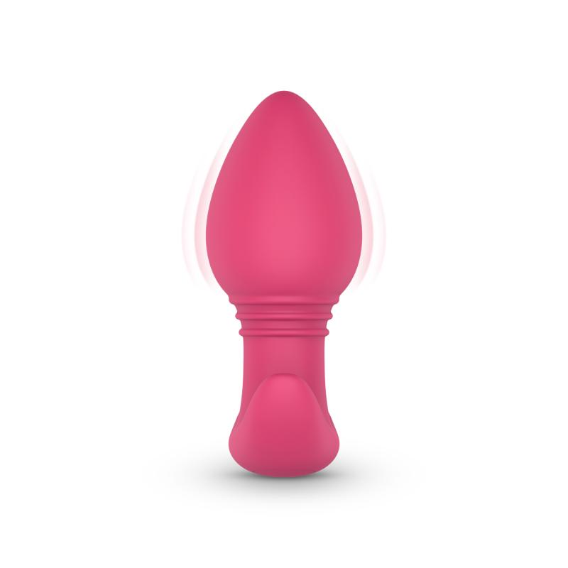 Enjoy some exciting anal stimulation with this beautiful pin... Easytoys - Axel APP EasyConnect Vibro Plug - Pink photo-8