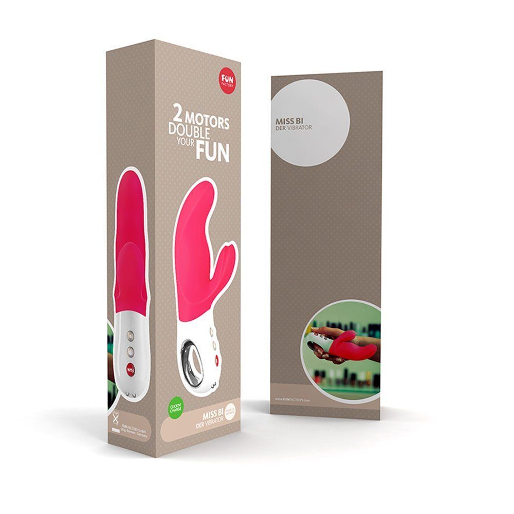 MiSS Bi – DER Vibrator combines phenomenal clitoris stimulat... Fun Factory - Miss Bi - Pink/White photo-19