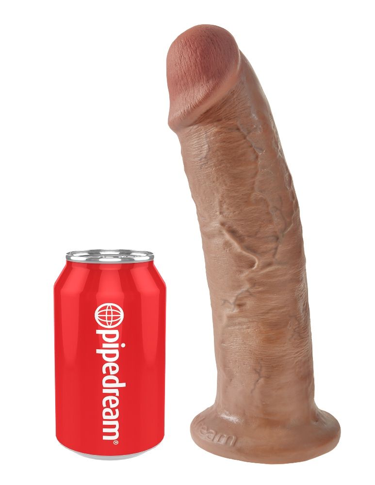 Do you want your first dildo to look and feel just like the ... King Cock - Cock 10″ - Caramel photo-6