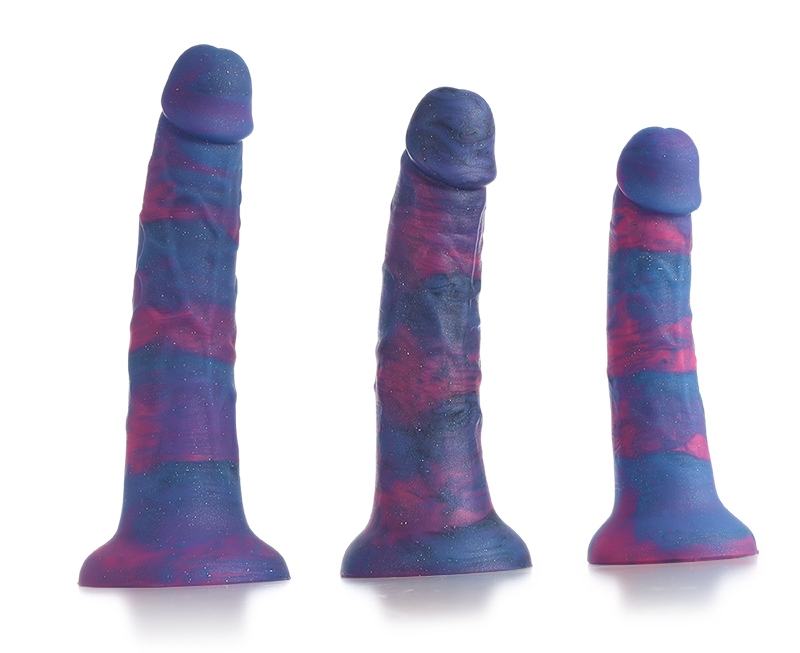 This Dildo is made of a unique galaxy color, sci-fi but very... MT - Starlight Dildo M - Purple photo-5