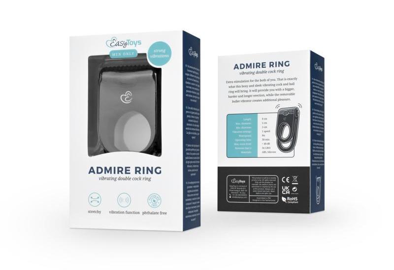 This powerful cock ring is the perfect stimulant for you and... Easytoys - Admire Vibro Ring - Black photo-9