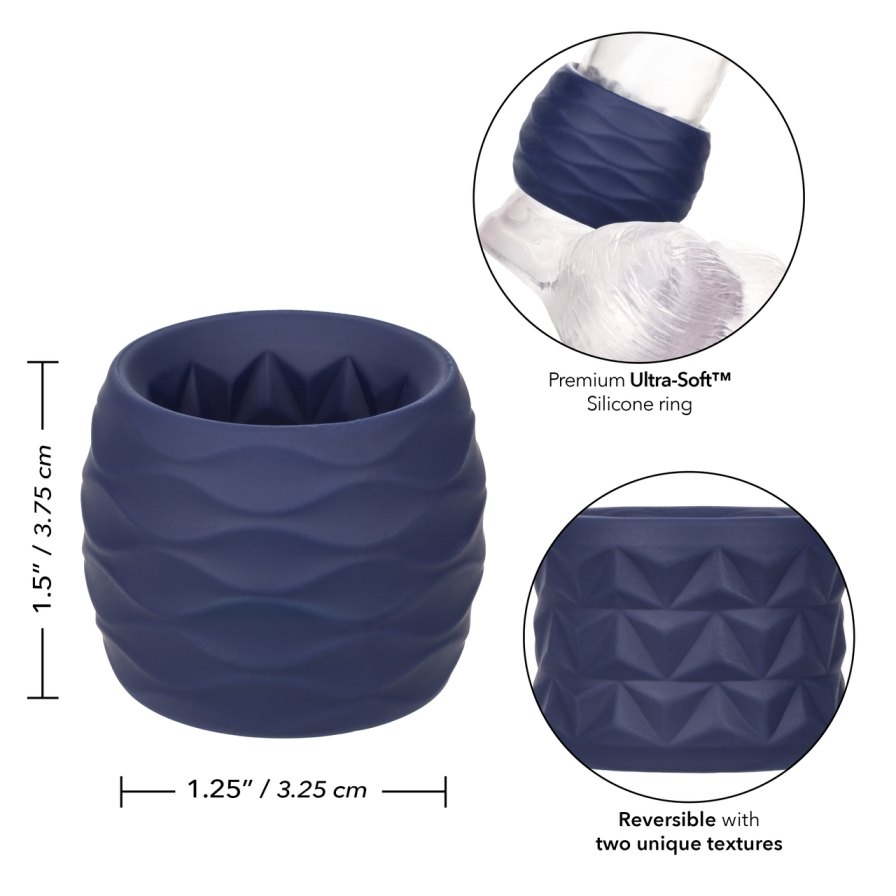From bashful beginners to erotic experts, the Viceroy Revers... CEN - Viceroy Reverse Endurance Ring - Blue photo-8