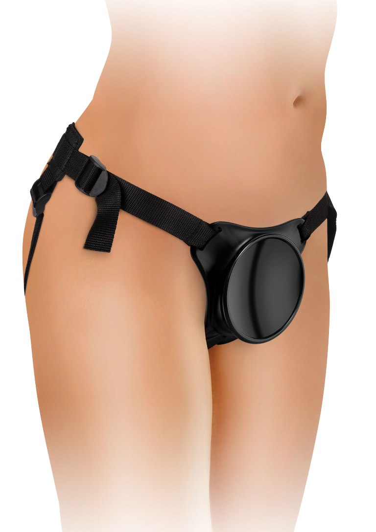 The patented Beginner’s Body Dock Strap-On Harness takes str... King Cock - Beginners Body Dock Harness - Black photo-3