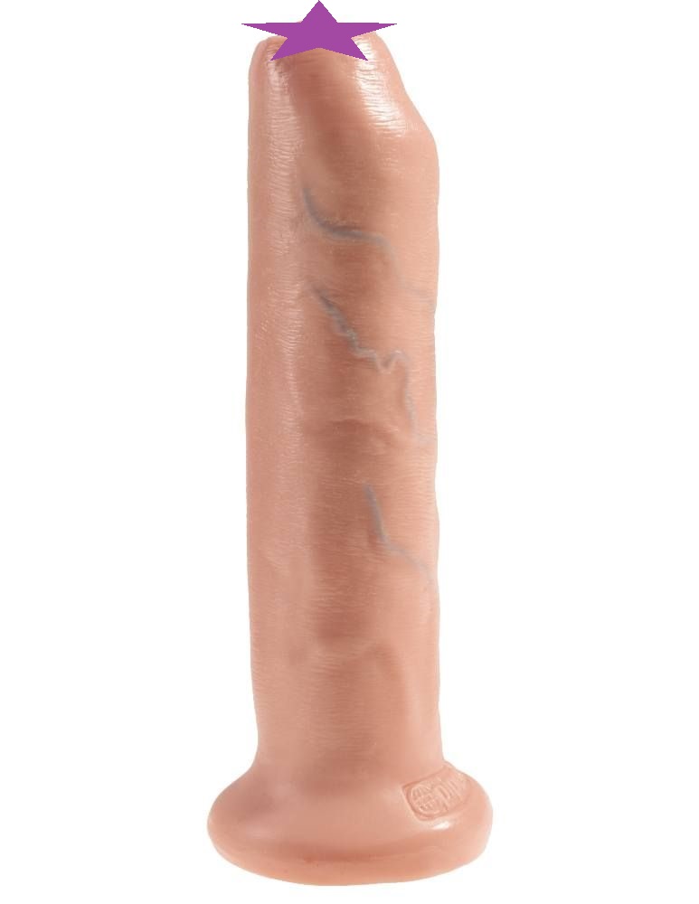 Not all uncut cocks are created equal! This King Cock fulfil... King Cock - Cock 7″ Uncut - Flesh photo-2