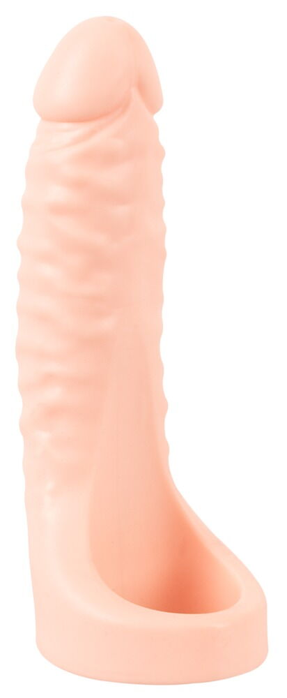 All in one: cock and ball ring with a natural dildo – the Do... Realistixxx - Vibro Double Penetrator - Flesh photo-10