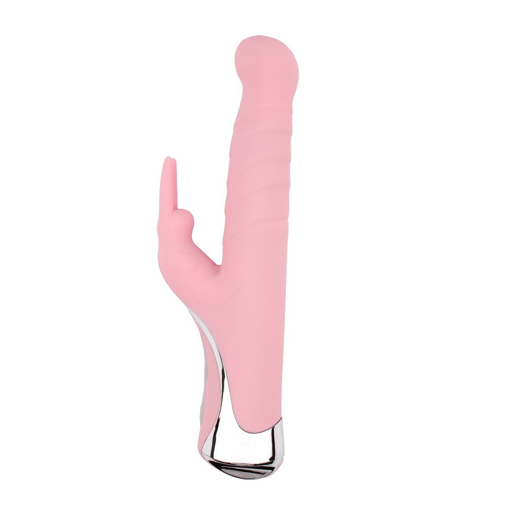 10 Frequency Vibration, Waterproof, 3 Frequency Rotation, Ph... Chisa - Gyrating G-Bunny Vibe - Pink photo-2