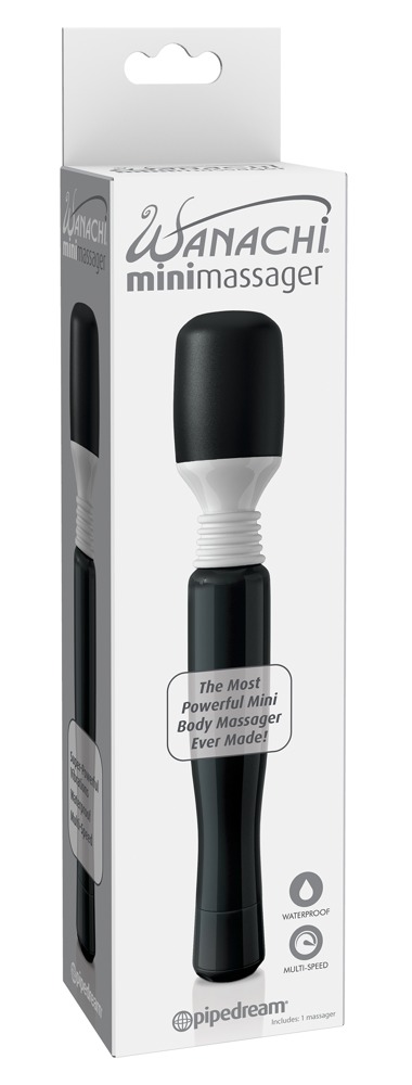 The mini massager to go!
Battery-powered massage wand in a h... Wanachi - Mini Massager - Black photo-3