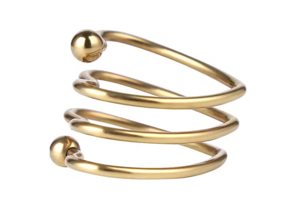 Heart shaped delay ejaculation metal cock ring
Material: St... MT - Heart Shaped Cock Ring - Gold photo-5