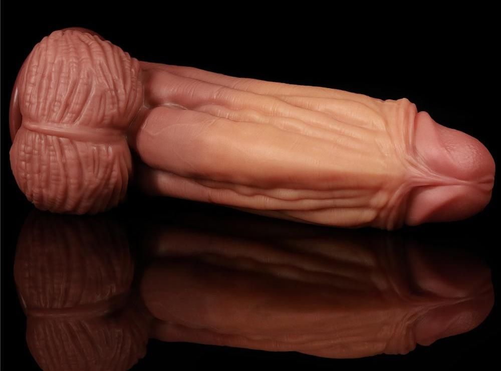 Built to deliver the most lifelike satisfaction, Love Toy Ki... Lovetoy - 10" Dual Layered King Sized Cock photo-5