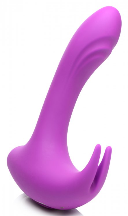 A myriad of intense stimulations for endless options of play... Inmi - 12X Lux Rocker Pulsing Vibe - Purple photo-6