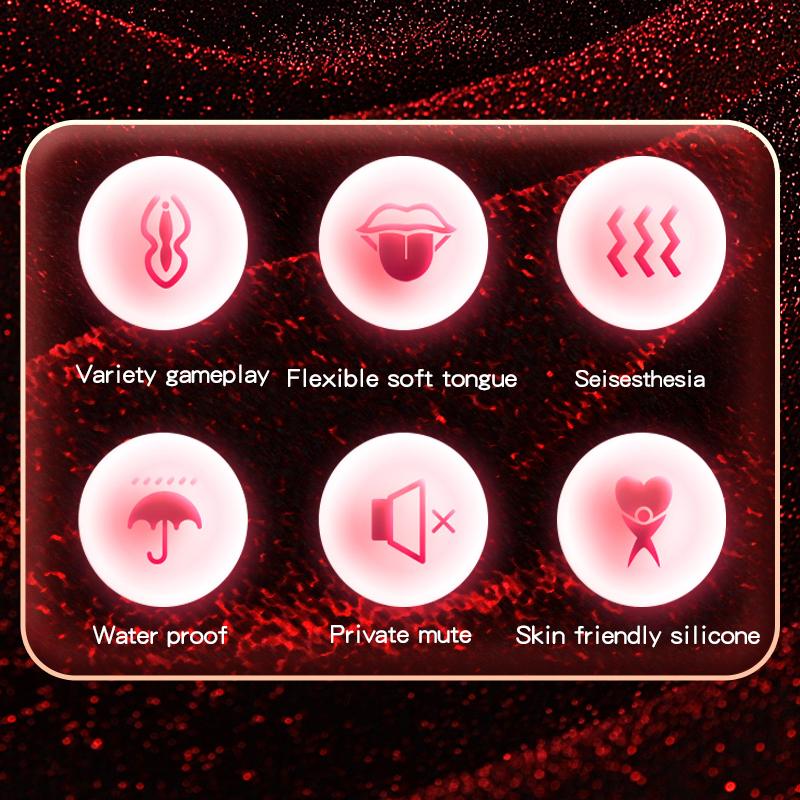 10 Kinds of licking
Rechargeable Lithium Polymer Battery
Ba... Secwell - Space Tongue Vibrator - Pink photo-6