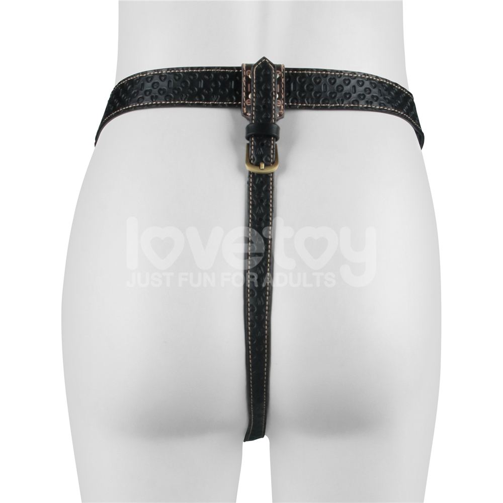 Explore the daring contours of desire with Rebellion Reign S... Lovetoy - Rebellion Reign Strap-On Harness - Black photo-2