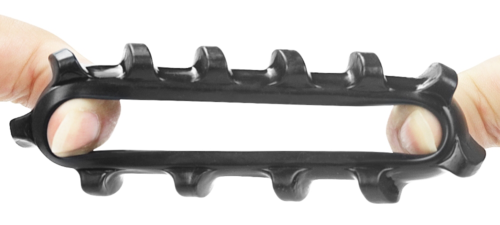 POWER PLUS cockring series will make his rod thicker for mor... Lovetoy - Power Plus Cockring 4.5cm - Black photo-3