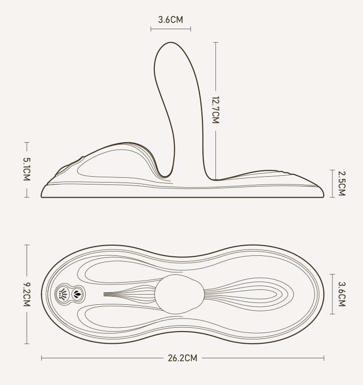 FLORA is a new hands-free sit-down massager launched in 2024... Zalo - Flora APP Vibro Pad - Ivory White photo-14