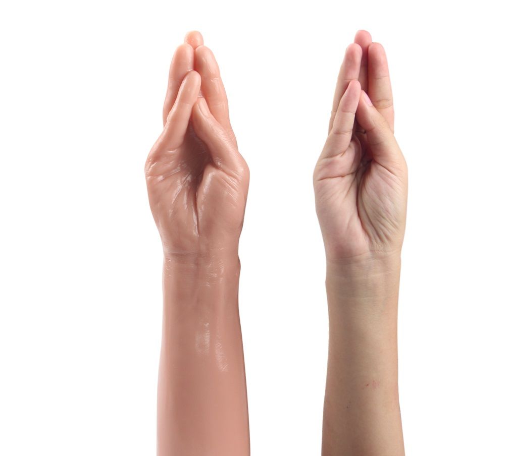 Fist dildo with tapered fingers
Shaped from a real hand fo... Lovetoy - 13.5" King Size Realistic Magic Hand photo-2