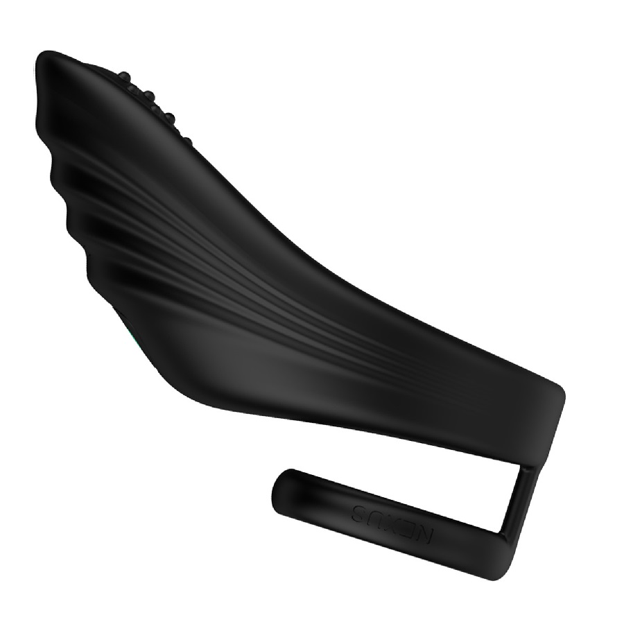 Nexus Enhance is a Vibrating Cock & Ball Ring, perfect to us... Nexus - Enhance Vibro Ring w Ball Stretcher - Black photo-5