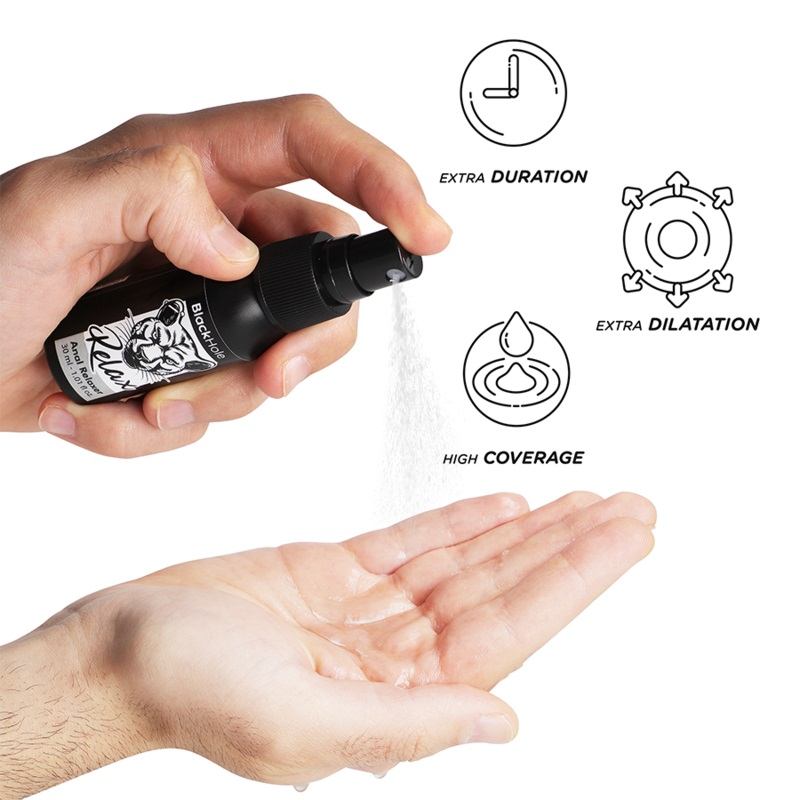 The anal relaxing spray from the BLACK HOLE brand is an inno... Black Hole - Anal Relaxer Spray - 30ml photo-2
