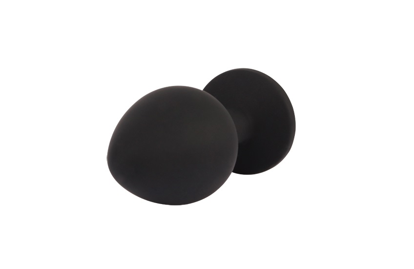 Anal Play and Training, Phthalates Free, Tapered Easy Entry ... Chisa - Booty Fantasy Gem Plug M - Black photo-3