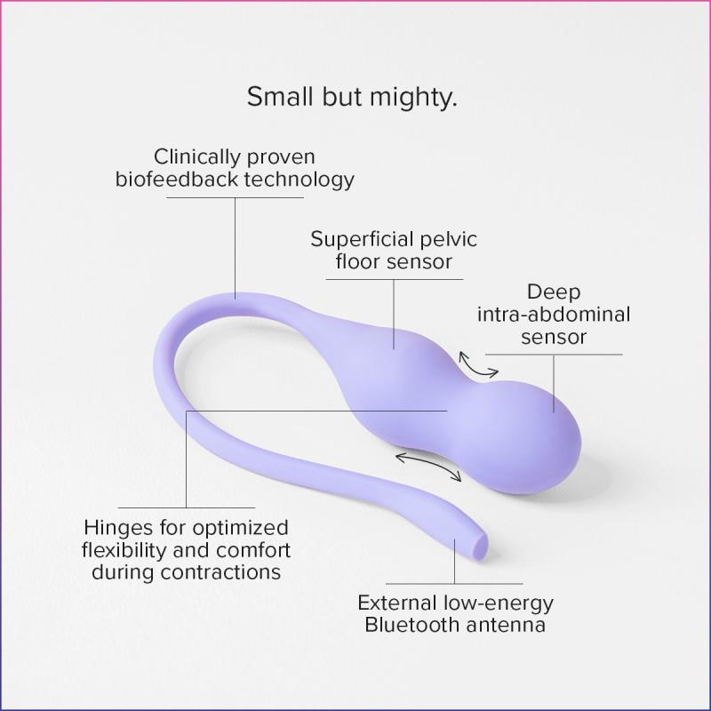 Perifit Care+ presents the new powerhouse for revolution... Perifit - Pelvic App Controlled Balls - Lilac photo-7