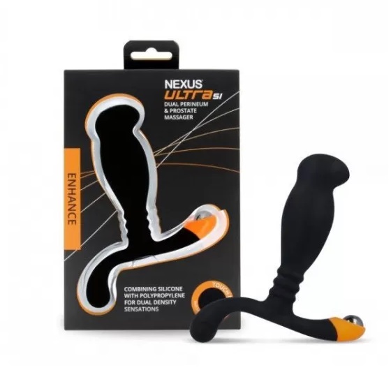 Enhance your prostate massage experience with new Ultra Si. ... Nexus - Ultra Si Prostate Massager w Metal Ball - Black photo-4