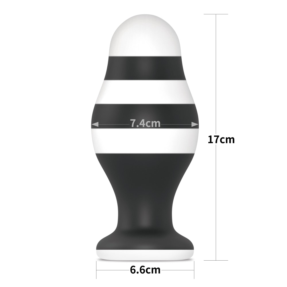Designed to curve into your body, Crafted from finest silico... Lovetoy - 6.5" X-Missioner Butt Plug photo-8