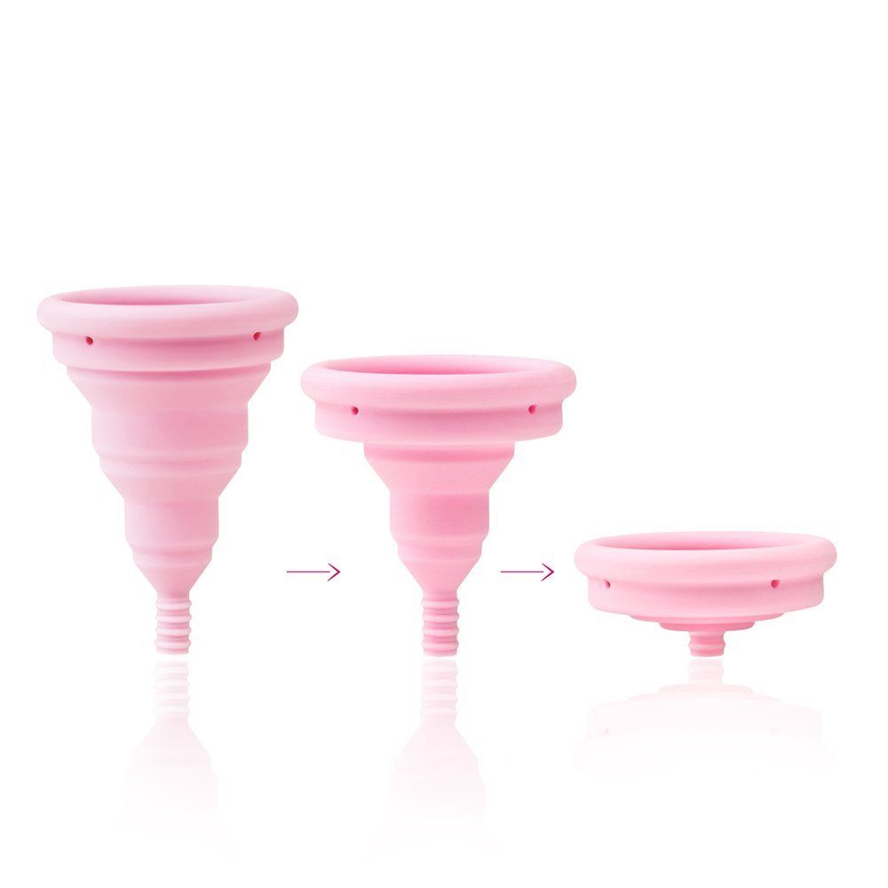 Designed to fit your non-stop lifestyle, Lily Cup Compact is... Intimina Lily Cup Compact Size A(Reusable Menstrual Cup) photo-2