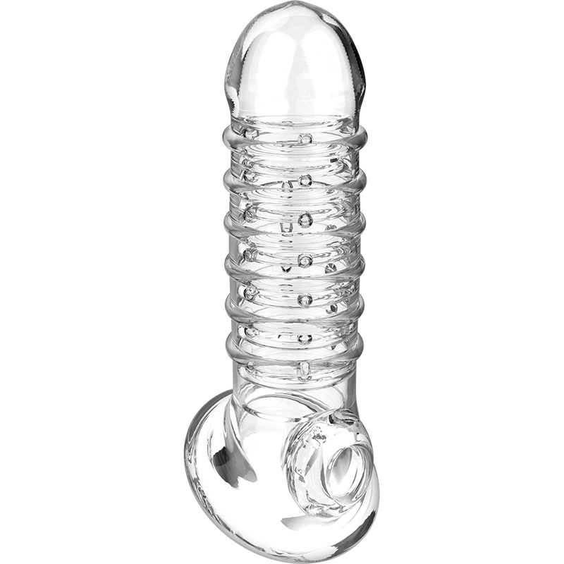 Increase your girth and intensify the pleasure for both of y... VirilXL - V15 Penis Extender - Clear photo-6