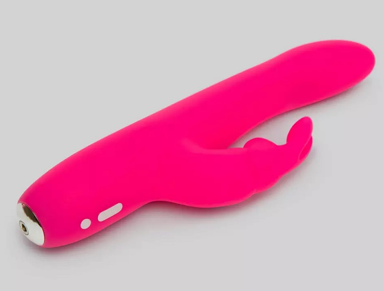 Taking the shape and functionality from its full-size cousin... Happy Rabbit - Slimline Curve Rabbit Vibrator - Pink photo-4