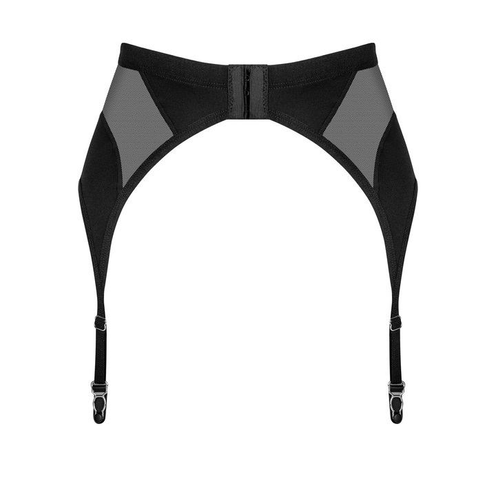 Classics with a modern twist combo is your sweet spot? Then ... Obsessive - Chic Amoria Garter Belt - Black - M/L photo-6
