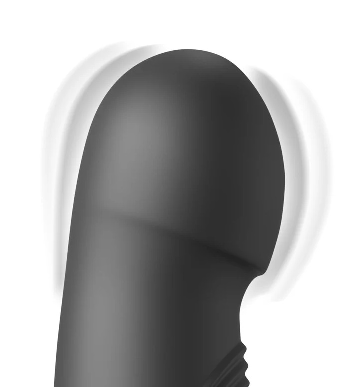 Get ready for the wildest ride of your life with our new Fet... Fetish Fantasy - Pogo Thruster Vibrator - Black photo-3